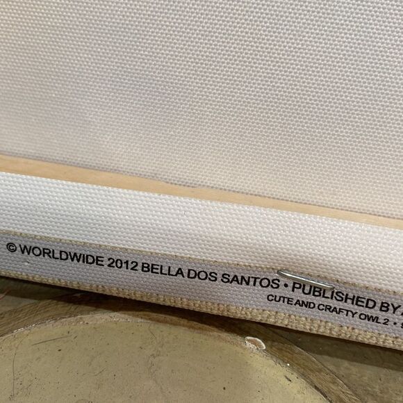 Retro 70s Vibe Bella Dos Santos Cute & Crafty Owl Canvas Art Picture 2012 - Picture 11 of 16